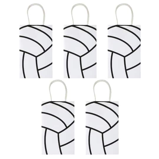 Small Volleyball Gift Bags, 5ct. by Celebrate It™